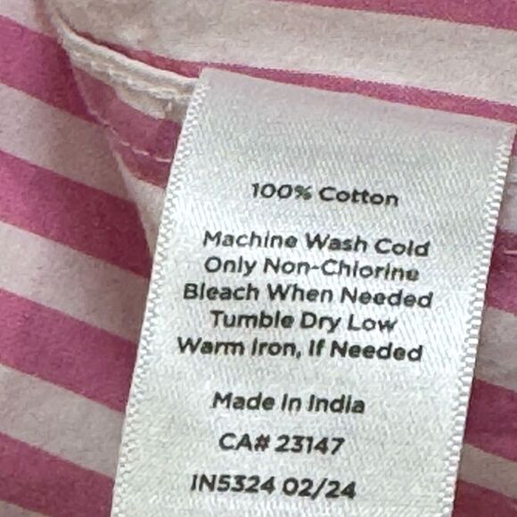 TALBOTS MODERN CLASSIC SHIRT- MIXED STRIPE - Picture 7 of 7